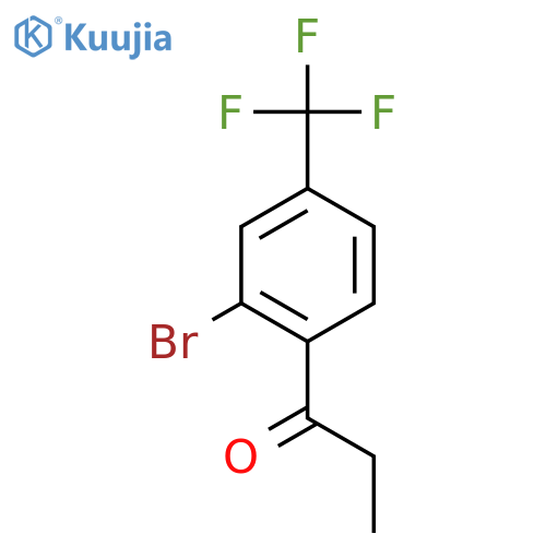 2'-Bromo-4'-(trifluoromethyl)propiophenone structure