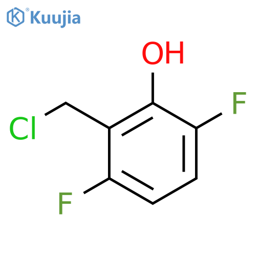 3,6-Difluoro-2-hydroxybenzyl chloride structure