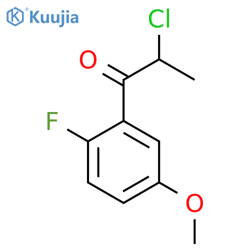 2-Chloro-2'-fluoro-5'-methoxypropiophenone structure