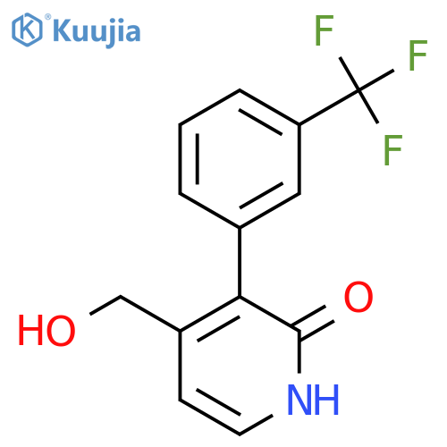 2-Hydroxy-3-(3-(trifluoromethyl)phenyl)pyridine-4-methanol structure