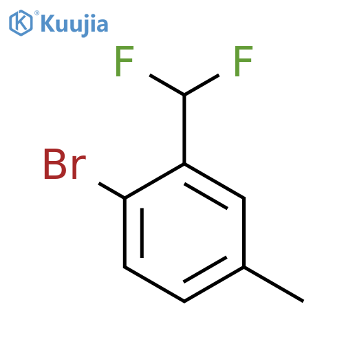 4-Bromo-3-(difluoromethyl)toluene structure