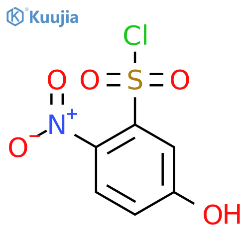 5-Hydroxy-2-nitrobenzenesulfonyl chloride structure