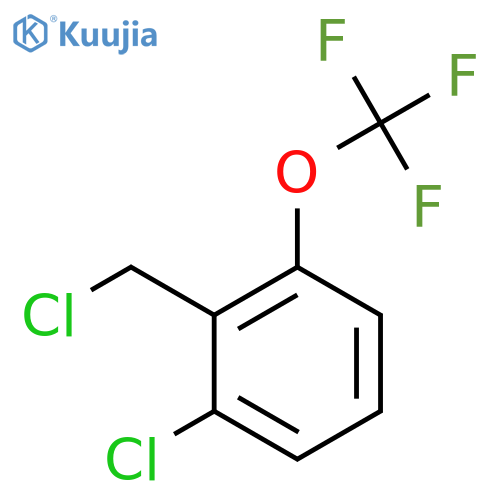 2-Chloro-6-(trifluoromethoxy)benzyl chloride structure