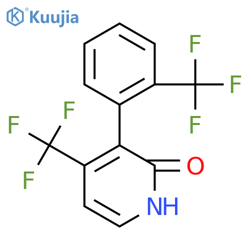 2-Hydroxy-4-(trifluoromethyl)-3-(2-(trifluoromethyl)phenyl)pyridine structure
