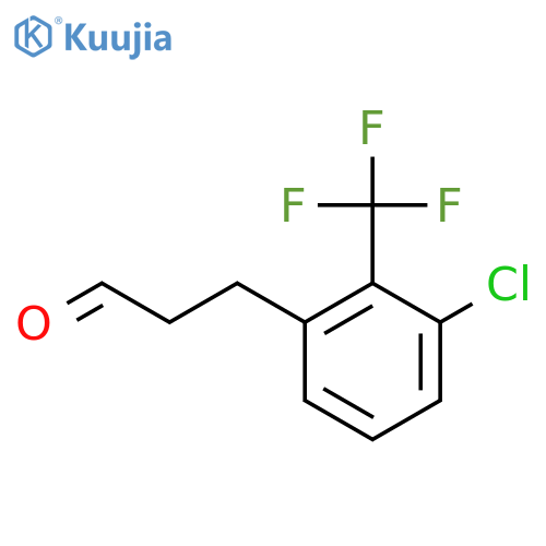 3-(3'-Chloro-2'-(trifluoromethyl)phenyl)propionaldehyde structure