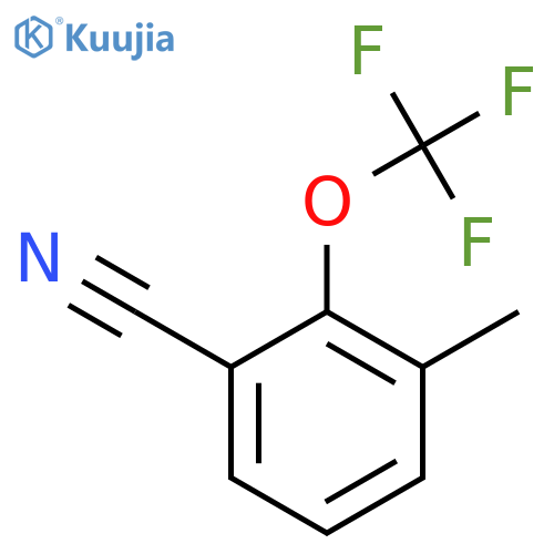 3-Methyl-2-(trifluoromethoxy)benzonitrile structure