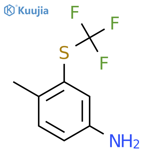 4-Methyl-3-(trifluoromethylthio)aniline structure