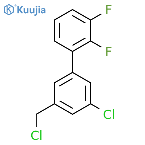 5'-Chloro-3'-chloromethyl-2,3-difluorobiphenyl structure