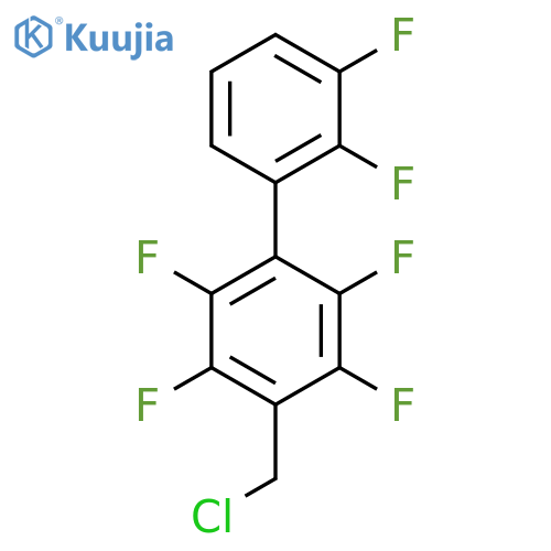 4-Chloromethyl-2,3,5,6,2',3'-hexafluorobiphenyl structure