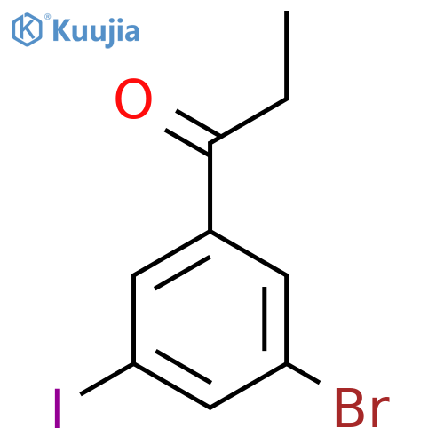 3'-Bromo-5'-iodopropiophenone structure