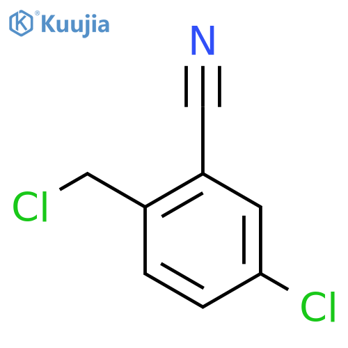 4-Chloro-2-cyanobenzyl chloride structure