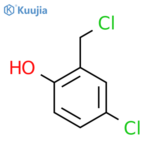 4-Chloro-2-(chloromethyl)phenol structure