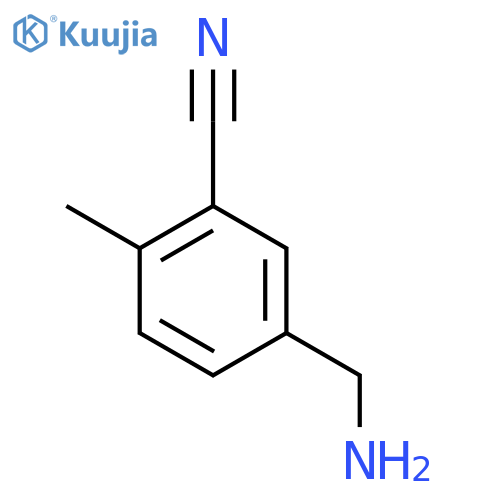 5-(Aminomethyl)-2-methylbenzonitrile structure