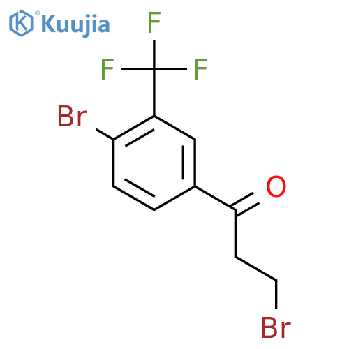 3,4'-Dibromo-3'-(trifluoromethyl)propiophenone structure
