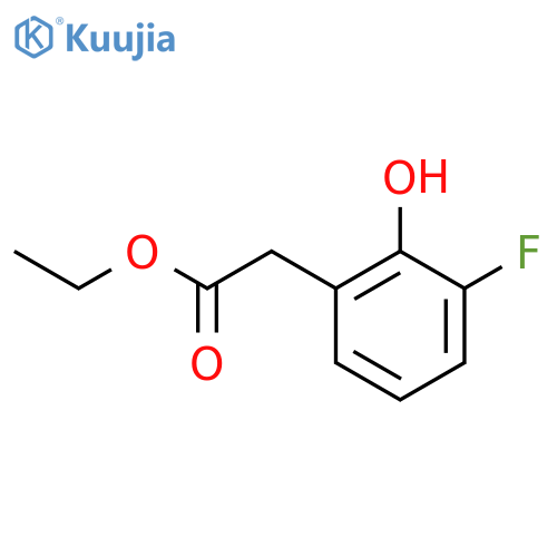 Ethyl 3-fluoro-2-hydroxyphenylacetate structure