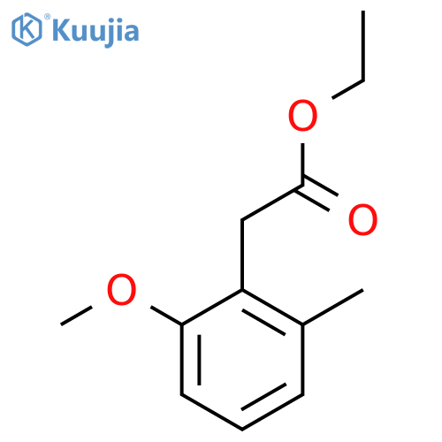 Ethyl 2-methoxy-6-methylphenylacetate structure
