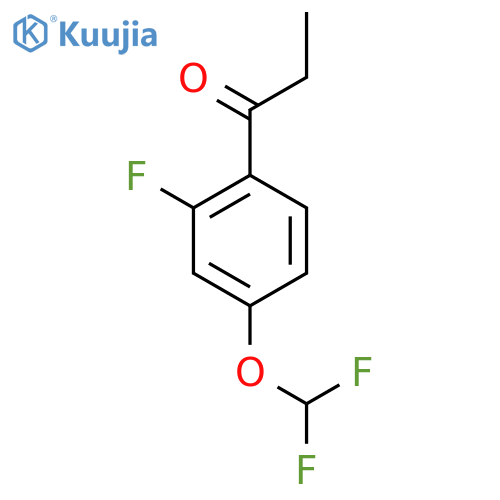 4'-(Difluoromethoxy)-2'-fluoropropiophenone structure