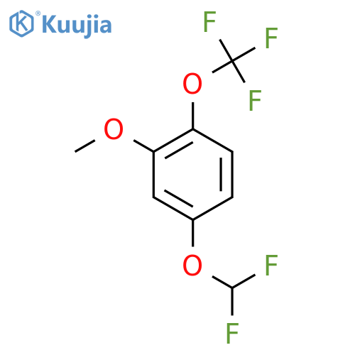 5-(Difluoromethoxy)-2-(trifluoromethoxy)anisole structure