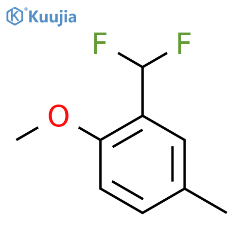 3-(Difluoromethyl)-4-methoxytoluene structure