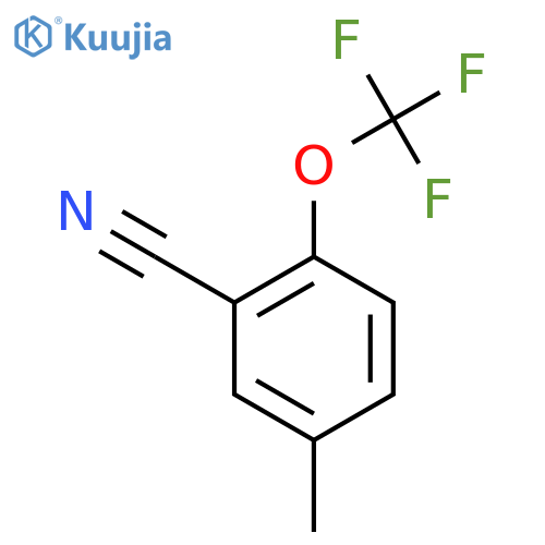 5-Methyl-2-(trifluoromethoxy)benzonitrile structure