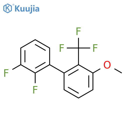 2,3-Difluoro-3'-methoxy-2'-(trifluoromethyl)biphenyl structure