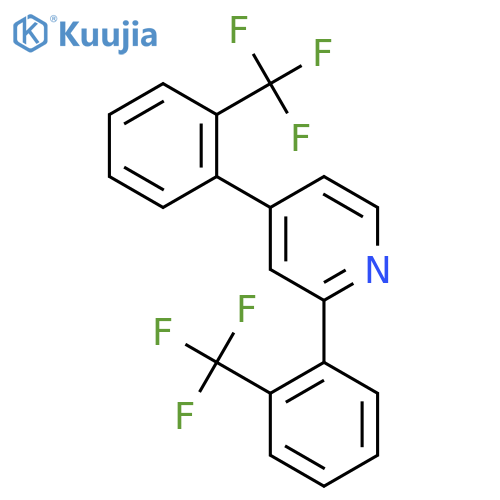 2,4-Bis(2-(trifluoromethyl)phenyl)pyridine structure