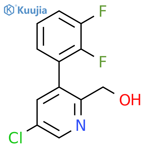 5-Chloro-3-(2,3-difluorophenyl)pyridine-2-methanol structure