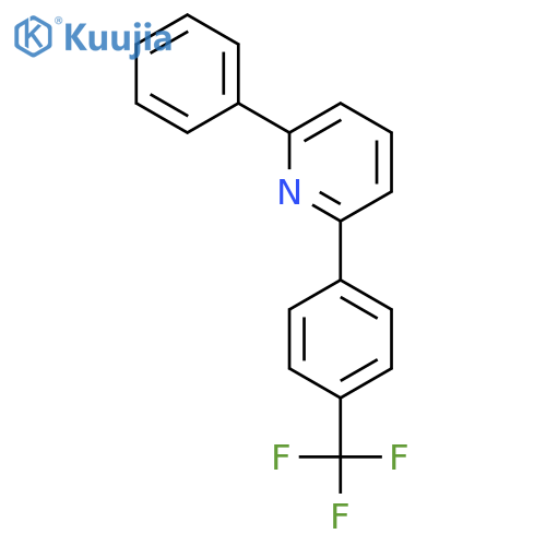 2-(p-(Trifluoromethyl)phenyl)-6-phenylpyridine structure