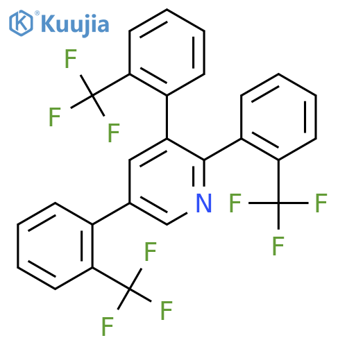 2,3,5-Tris(2-(trifluoromethyl)phenyl)pyridine structure