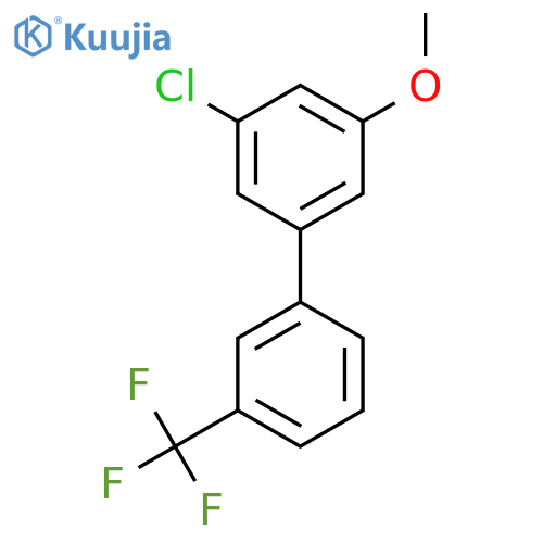 5-Chloro-3-methoxy-3'-(trifluoromethyl)biphenyl structure
