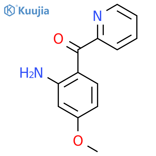 2-(2-Amino-4-methoxybenzoyl)pyridine structure
