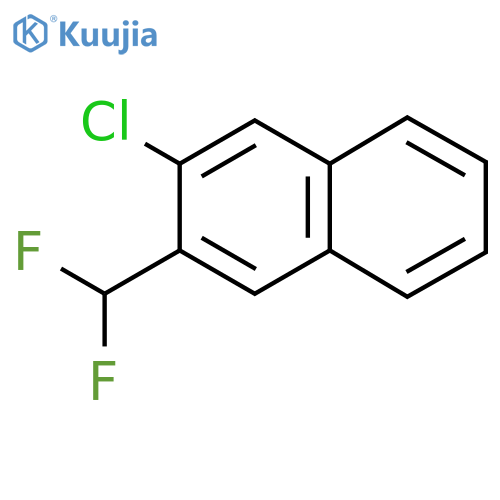 2-Chloro-3-(difluoromethyl)naphthalene structure