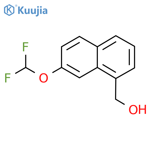2-(Difluoromethoxy)naphthalene-8-methanol structure
