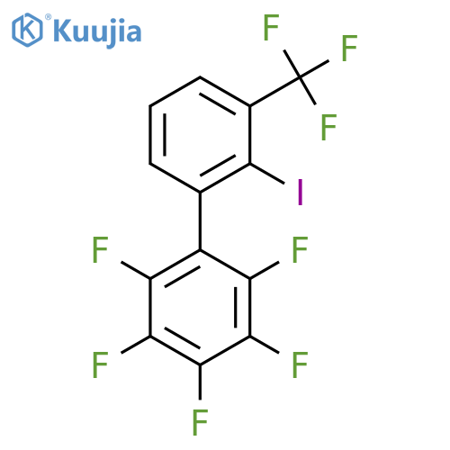 2'-Iodo-2,3,4,5,6-Pentafluoro-3'-(trifluoromethyl)biphenyl structure