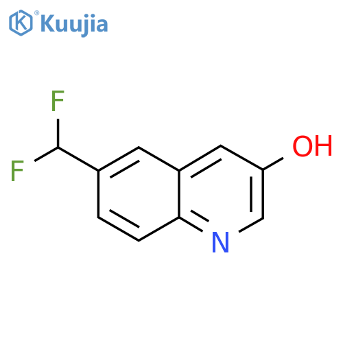 6-(Difluoromethyl)-3-hydroxyquinoline structure