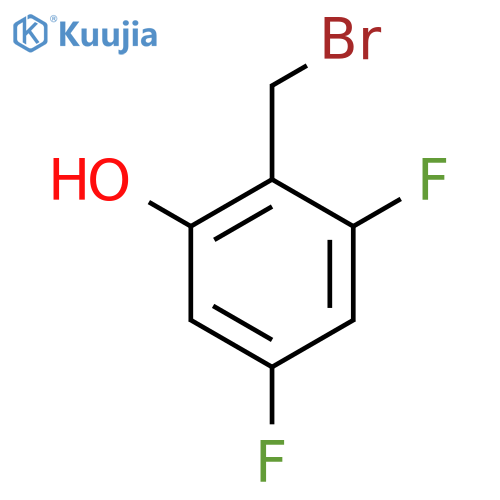 2,4-Difluoro-6-hydroxybenzyl bromide structure