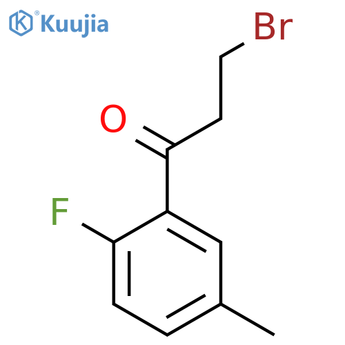 3-Bromo-2'-fluoro-5'-methylpropiophenone structure