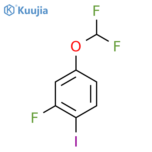 2-Fluoro-4-(difluoromethoxy)iodobenzene structure