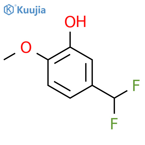 5-(Difluoromethyl)-2-methoxyphenol structure