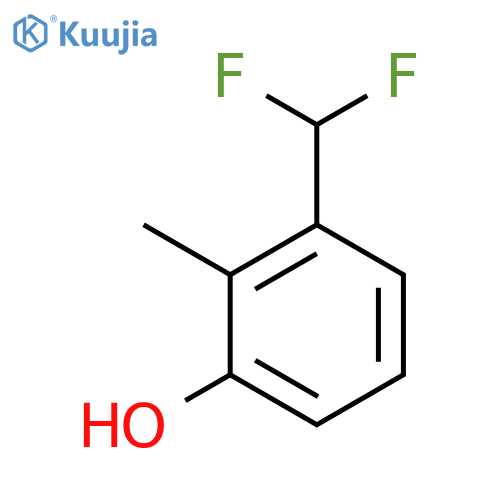 2-(Difluoromethyl)-6-hydroxytoluene structure