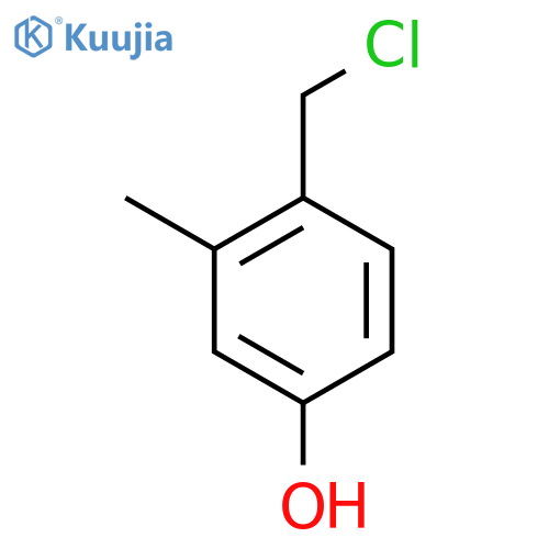 4-Hydroxy-2-methylbenzyl chloride structure
