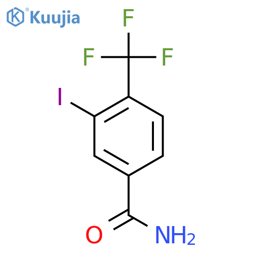 3-Iodo-4-(trifluoromethyl)benzamide structure