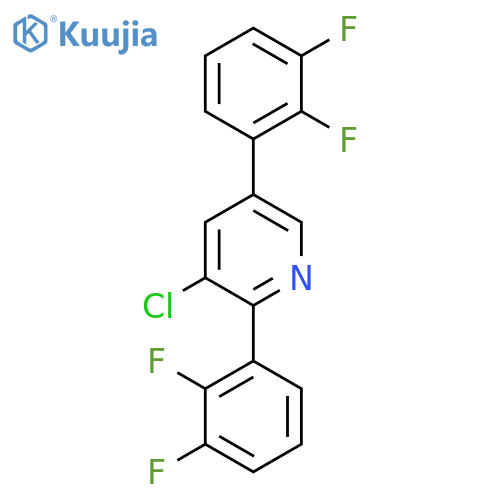 2,5-Bis(2,3-difluorophenyl)-3-chloropyridine structure