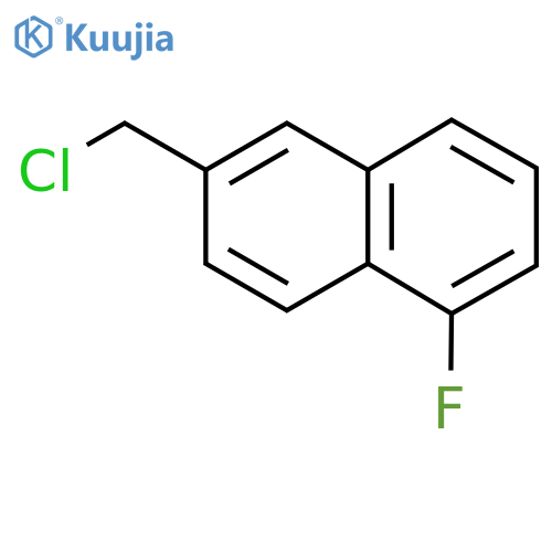 2-(Chloromethyl)-5-fluoronaphthalene structure