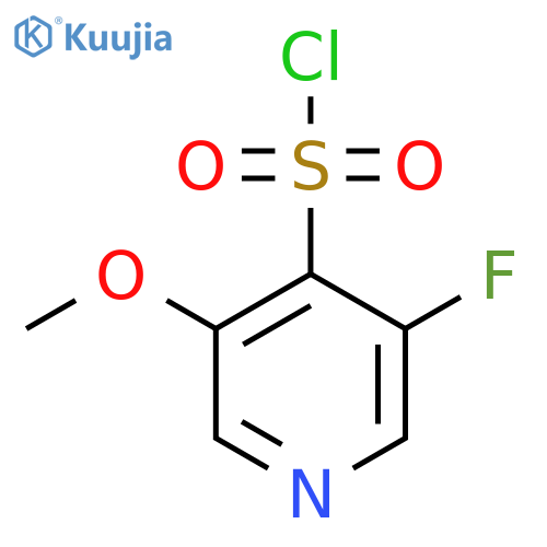 3-Fluoro-5-methoxypyridine-4-sulfonyl chloride structure