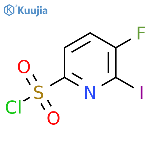 2-Iodo-3-fluoropyridine-6-sulfonyl chloride structure