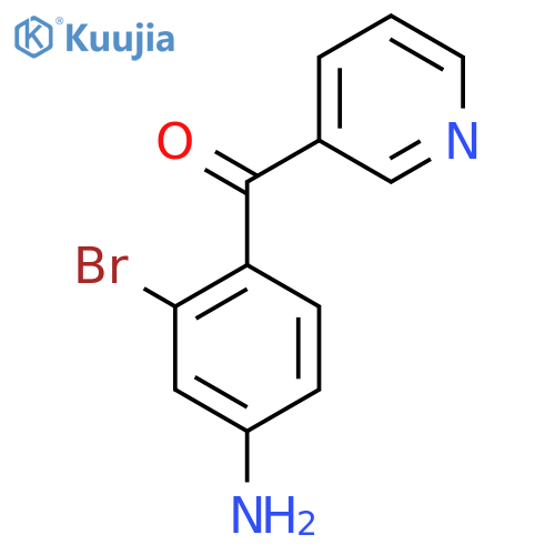 3-(4-Amino-2-bromobenzoyl)pyridine structure