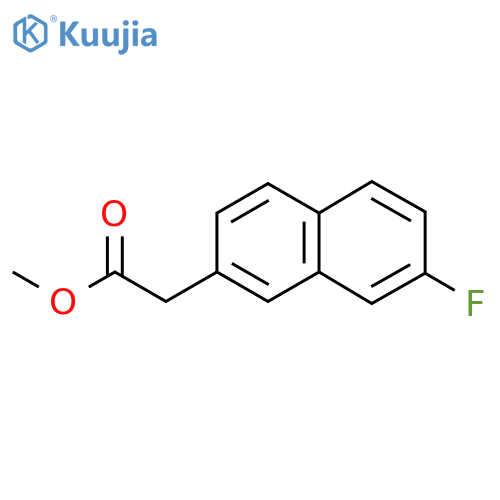 Methyl 7-fluoronaphthalene-2-acetate structure