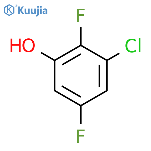 3-Chloro-2,5-difluorophenol structure