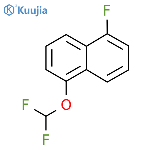 1-(Difluoromethoxy)-5-fluoronaphthalene structure
